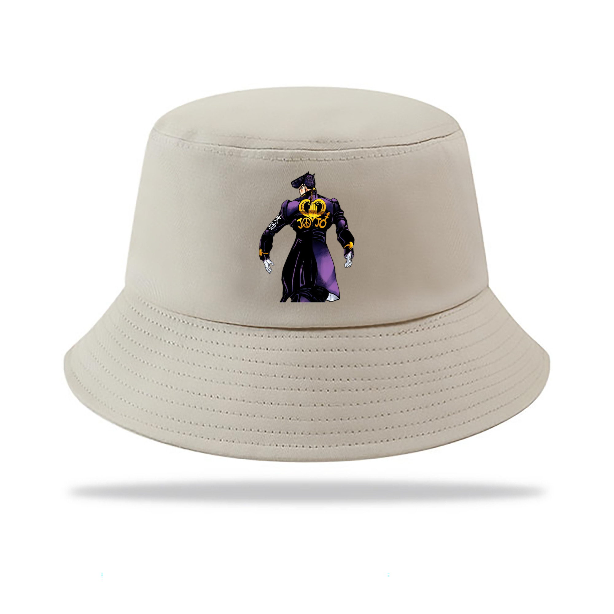 （画像用） ジョジョの奇妙な冒険 ひがしかた じょうすけ JoJo's Bizarre Adventure Higashikata Josuke アウトドア日除けバケットハット
